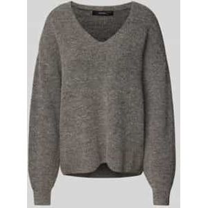 Loose fit gebreide pullover met wol, model 'DESMA'