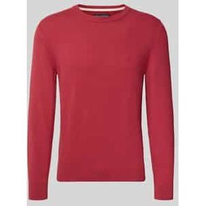 Marc O'Polo - Regular Fit - Gebreide Pullover - Effen - Mix van Katoen en Scheerwol