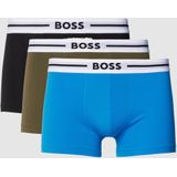 Boxershort met elastische band met logo in een set van 3 stuks