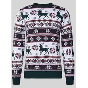 Gebreide pullover in all-over look