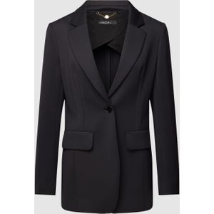 Lange blazer met klepzakken