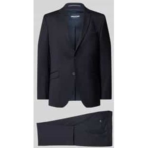 Slim fit pak met 2-knoopscolbert