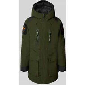 Parka met logopatch, model 'Kailash'