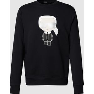 Sweatshirt met Karl-print