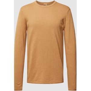 Gebreide pullover met rolzoom, model 'Flame'