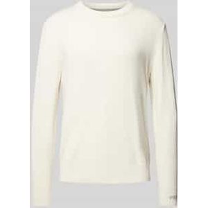 Gebreide pullover met ronde hals, model 'Andre'