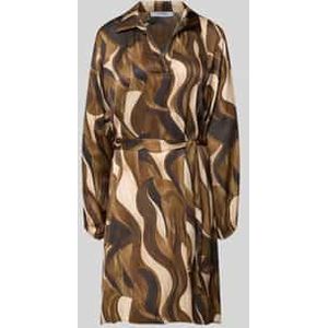 Mini-jurk van viscose met strikceintuur, model 'Be44atricee'