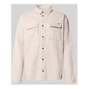 Regular fit jeansoverhemd met borstzakken