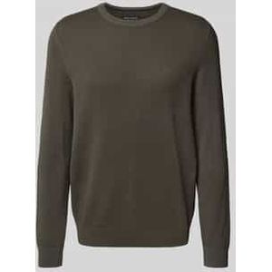 Marc O'Polo - Gebreide Pullover - Effen - Regular Fit - Zuiver Katoen