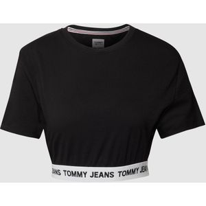 Kort T-shirt met elastische band