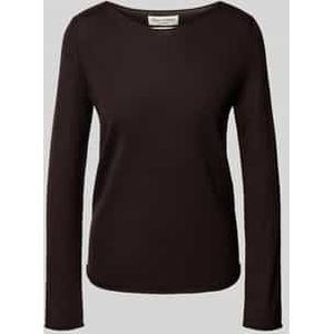 Regular fit gebreide pullover van scheerwol