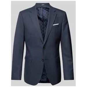 Linnen colbert met paspelzak op de borst, model 'Herby'