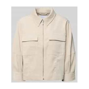 OPUS - Blouse 'Hamoni' - Lichtbruin - Klassieke Blouse