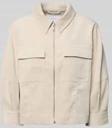 OPUS - Blouse 'Hamoni' - Lichtbruin - Klassieke Blouse