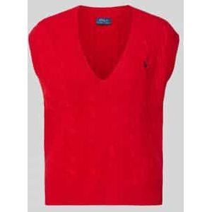 Gebreide spencer met kabelpatroon