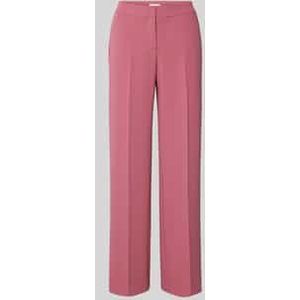 Straight leg broek met persplooien