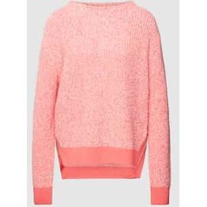 Gebreide pullover met boothals, model 'Partano'