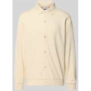 Regular fit sweatjack van katoenmix