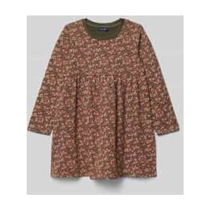 Regular fit jurk met all-over bloemenprint