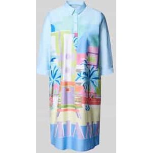 Knielange overhemdjurk van puur katoen