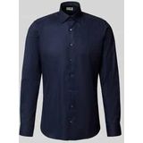 OLYMP - Level Five - Overhemd - Marineblauw - Body Fit - New York Kent