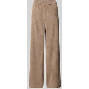 Stoffen broek met Franse steekzakken, model 'Chiara'