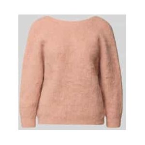 Gebreide pullover in wikkellook