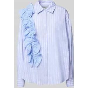 Relaxed fit overhemdblouse van puur katoen, model 'IBODY'