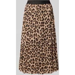 Midirok met plissévouwen