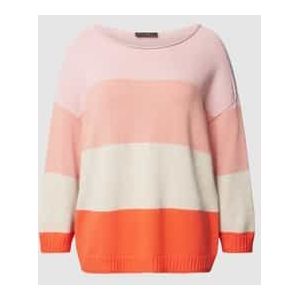 Gebreide trui met blokstrepen