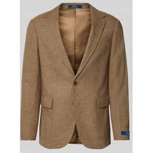 Wollen colbert met klepzakken, model 'HERRINGBONE'