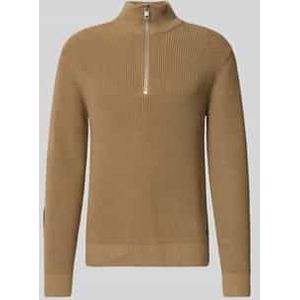 Regular fit schipperstrui van puur katoen