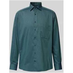 Eterna - Overhemd - Petrol - Comfort fit - NON IRON - Lange Mouwen