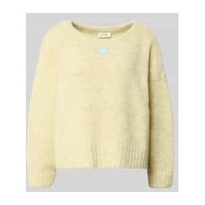 Relaxed fit gebreide pullover met ronde hals, model 'EAST'