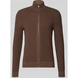 Gebreid jack met ritssluiting