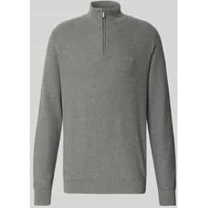 FYNCH-HATTON - Schipperstrui - Staal - Met Geborduurd Logo