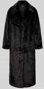 ONLY - MEAGAN - Wintermantel - Zwart - Lange Pasvorm