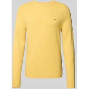 Regular fit gebreide pullover van het fijnste wol