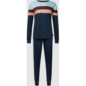 Pyjama in colour-blocking-design