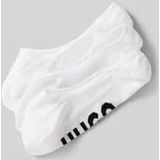 HUGO - Enkelsokken - Zwart - Katoen - Stretchmix met Logodetails