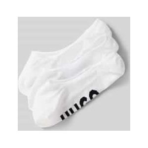 HUGO - Enkelsokken - Zwart - Katoen - Stretchmix met Logodetails