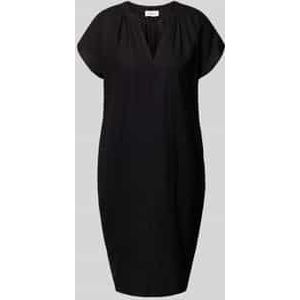 s.Oliver RED LABEL - Blousejurk - All-over Motief - Relaxed Fit - Mix van Linnen en Viscose