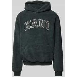 Karl Kani - Sweatshirt - Antraciet/Wit - Met Capuchon