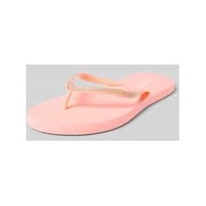 Teenslippers met strass-steentjes