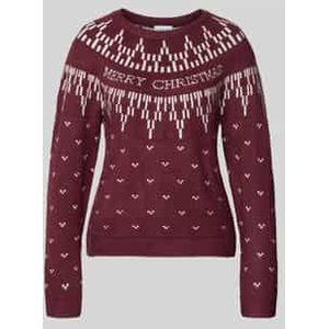 Gebreide pullover in all-over look, model 'KERTI'