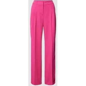 Bandplooibroek met haakjes- en ritssluiting