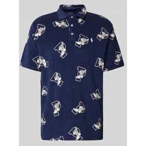 Regular fit poloshirt met motiefprint, model 'TERRY'