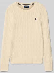 Kabeltrui - Beige - Katoen