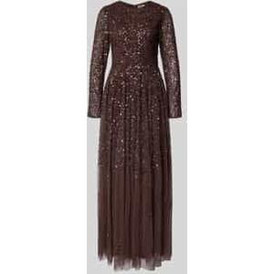 Maxi-jurk met ronde hals