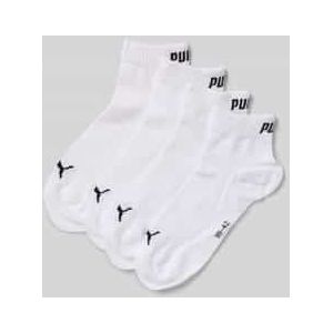 Sokken met labeldetails in een set van 4 paar